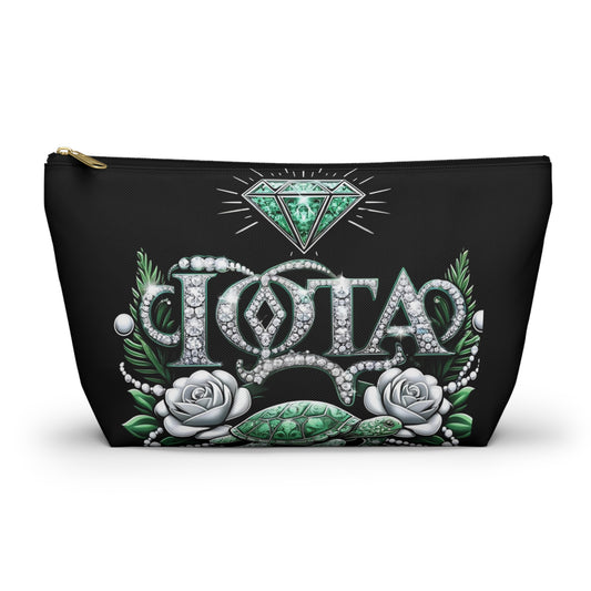 Sorority Style: Iota Pride with a Bold Design Accessory Pouch w T-bottom