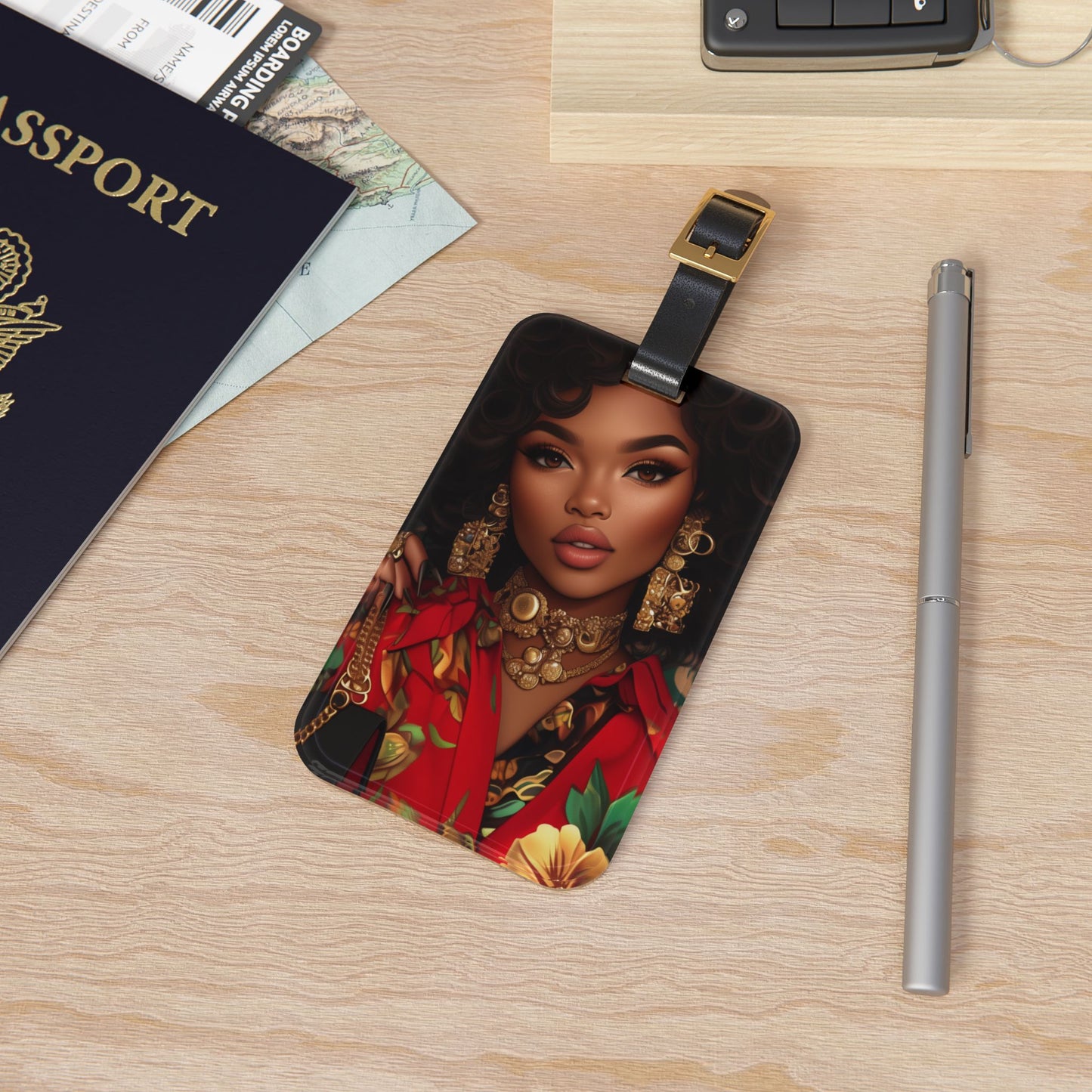 Opulent Allure Luggage Tag