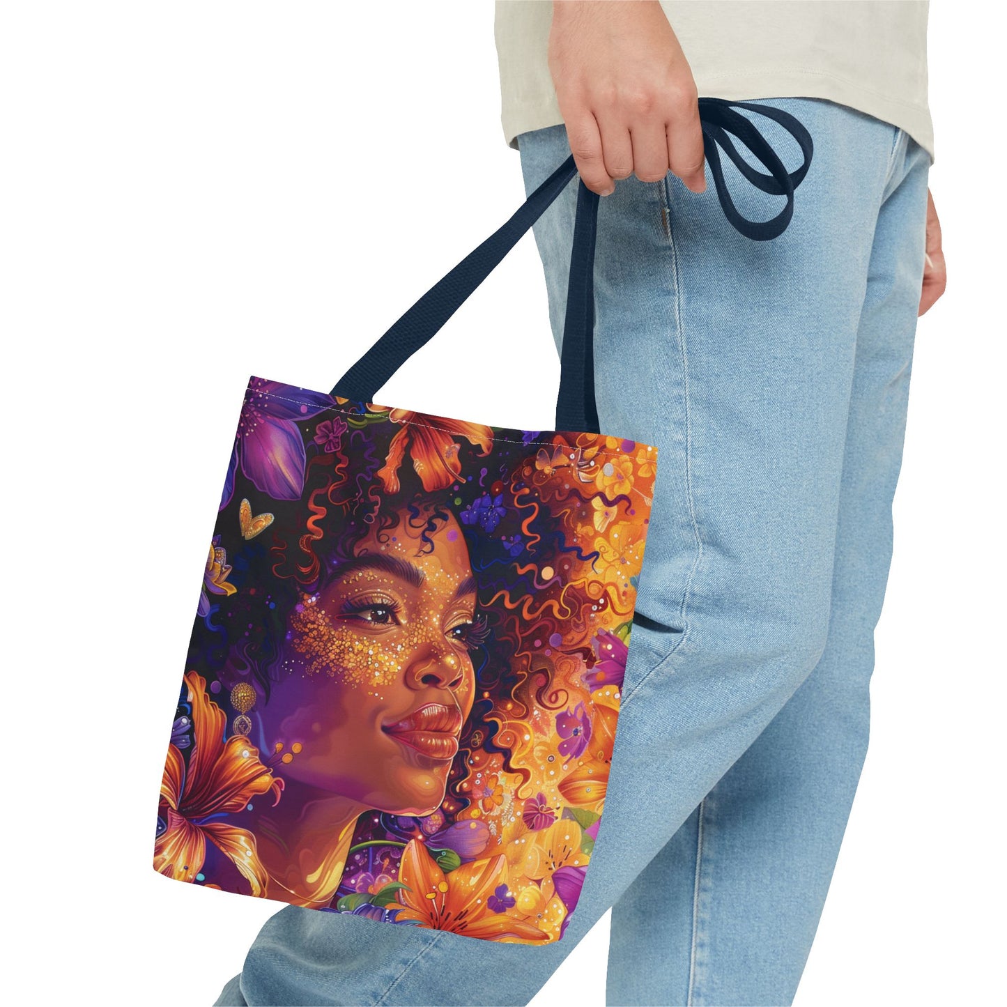 Radiant Bloom Tote Bag (AOP)