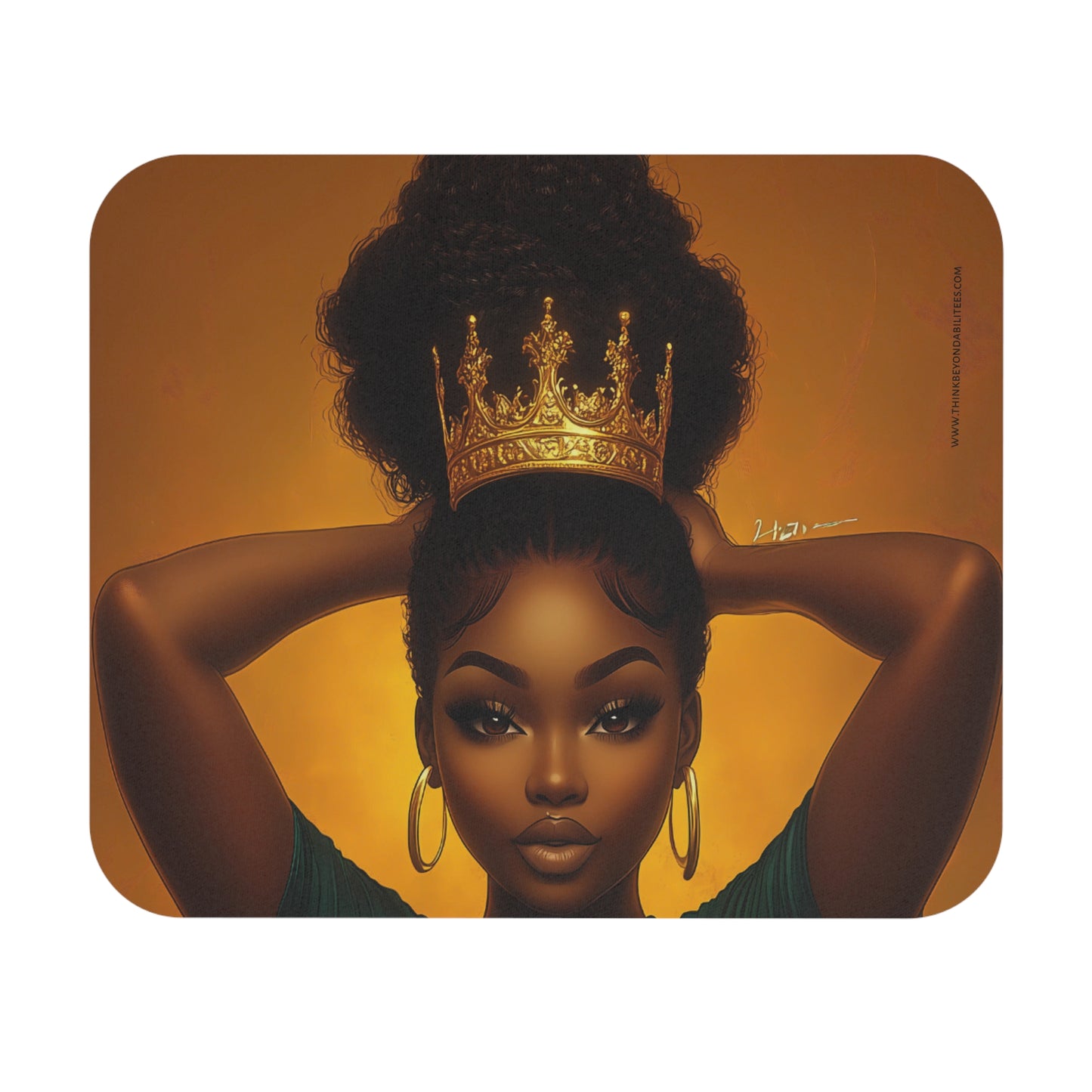 Embrace Your Royalty – Wear Your Crown Proudly Mouse Pad (Rectangle)