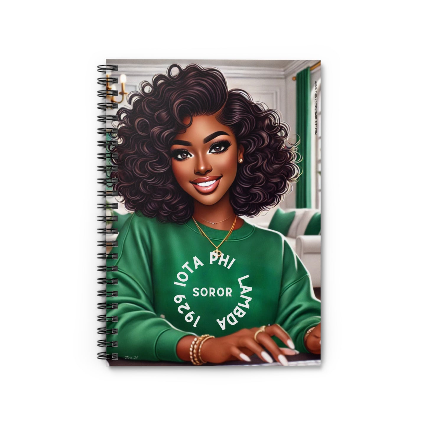 Proud Iota Phi Lambda Soror: Empowered Since 1929 Spiral Notebook - Ruled Line