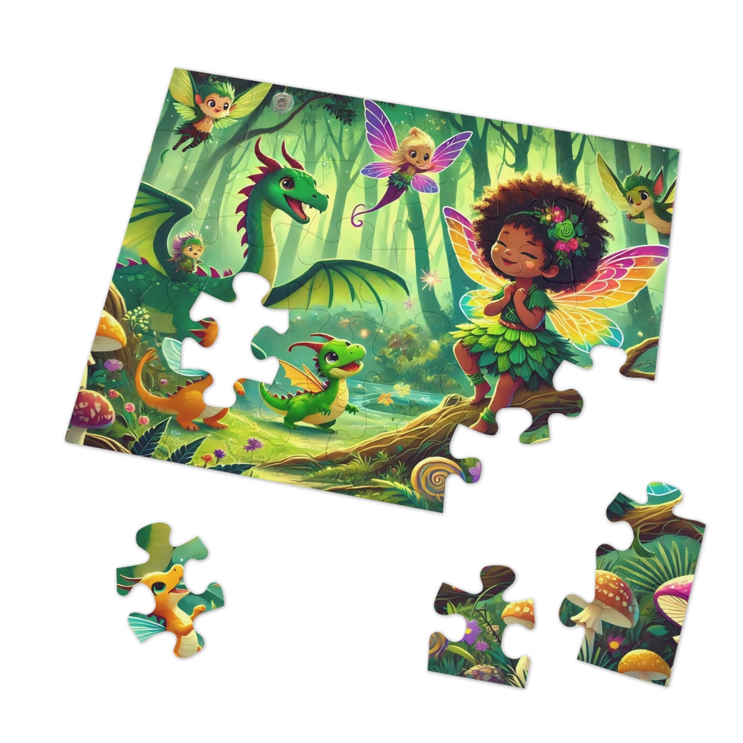 Enchanted Forest Friends: A Magical Adventure Jigsaw Puzzle (30,110-Piece)