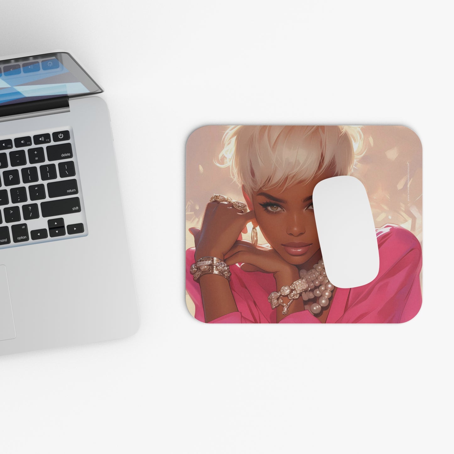 Embrace Your Elegance - The Bold & Beautiful Look Mouse Pad (Rectangle)