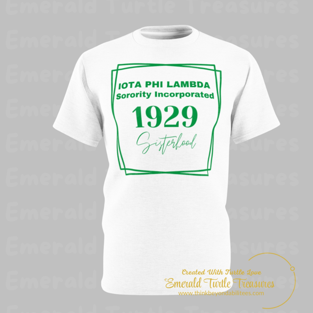 Classic Iota Phi Lambda Sisterhood T-Shirt 💚