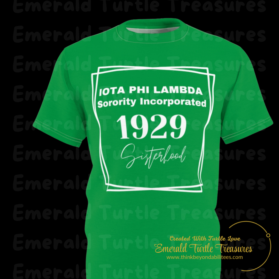 Classic Iota Phi Lambda Sisterhood T-Shirt 💚