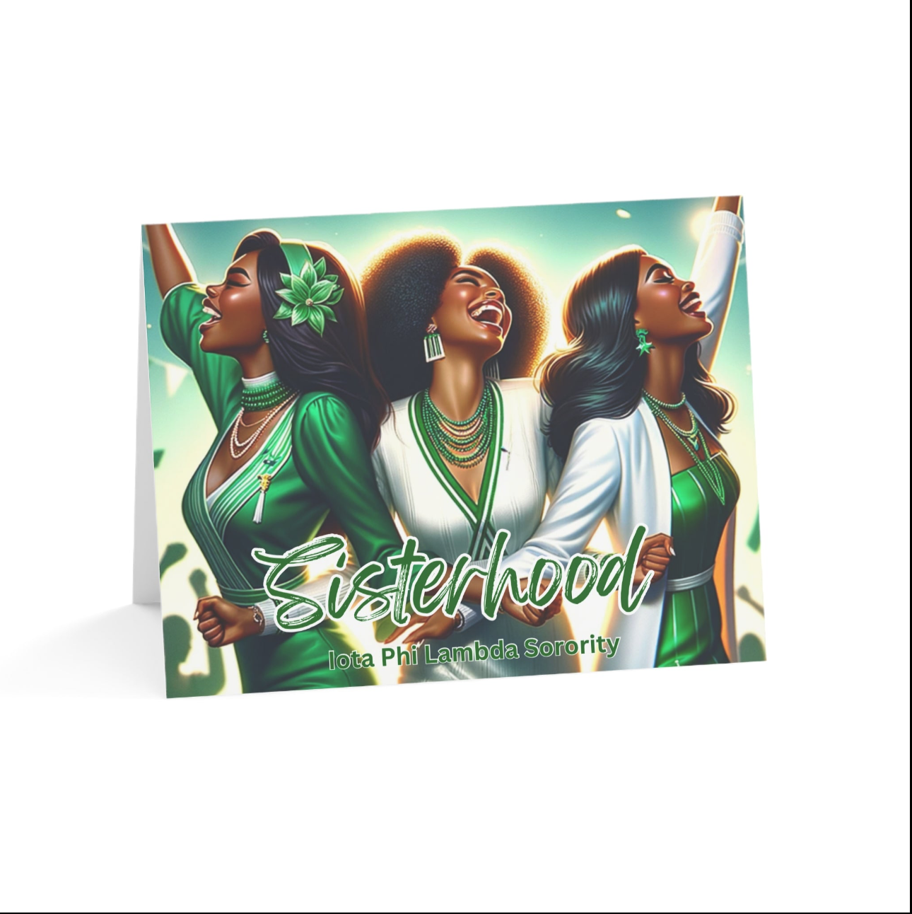 Sisterhood: Celebrating Strength, Joy, and Unity Greeting Card (Blank inside)