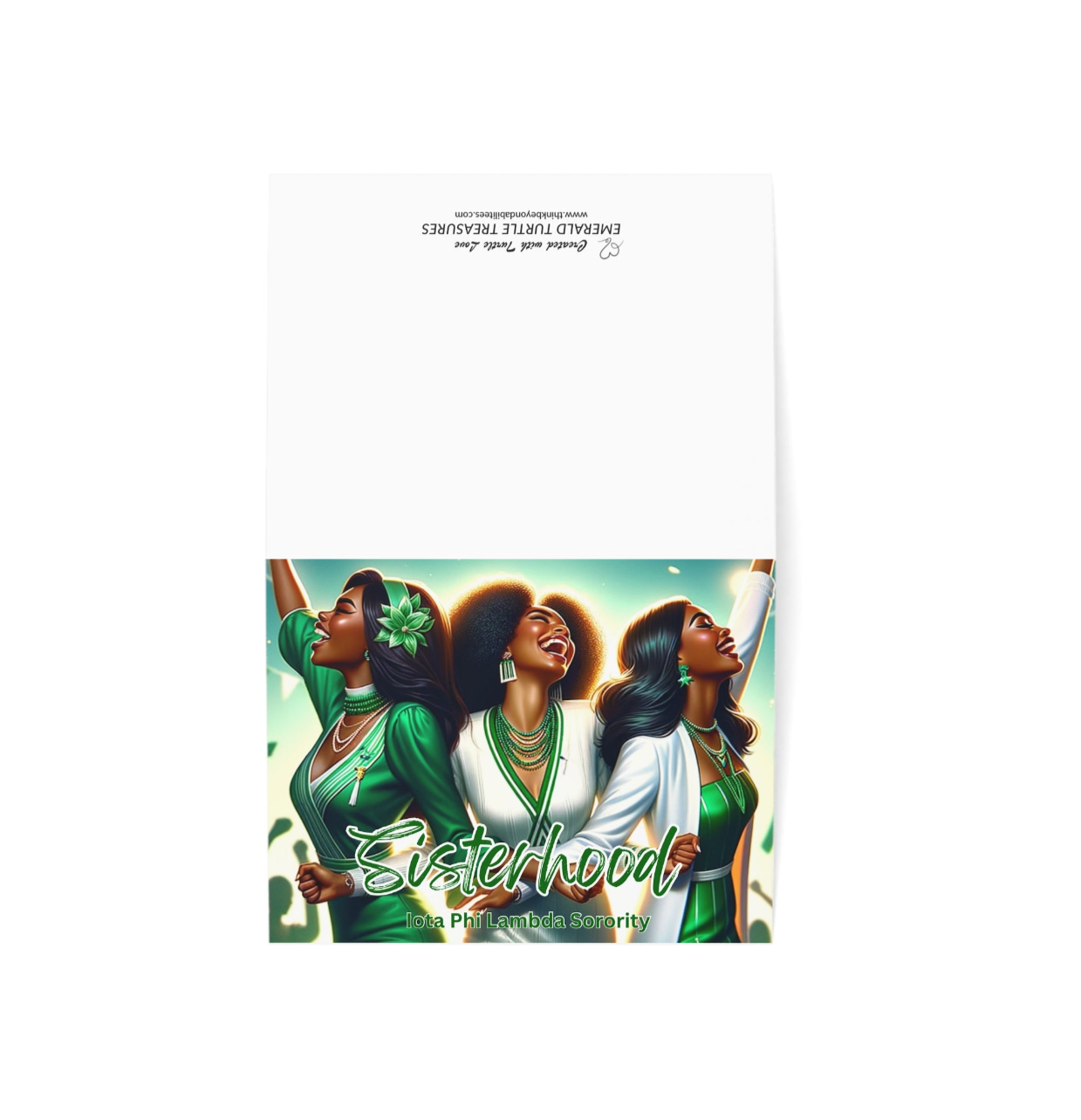 Sisterhood: Celebrating Strength, Joy, and Unity Greeting Card (Blank inside)