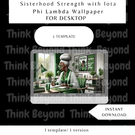 Sisterhood Strength with Iota Phi Lambda Wallpaper