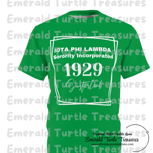 Classic Iota Phi Lambda Sisterhood T-Shirt 💚