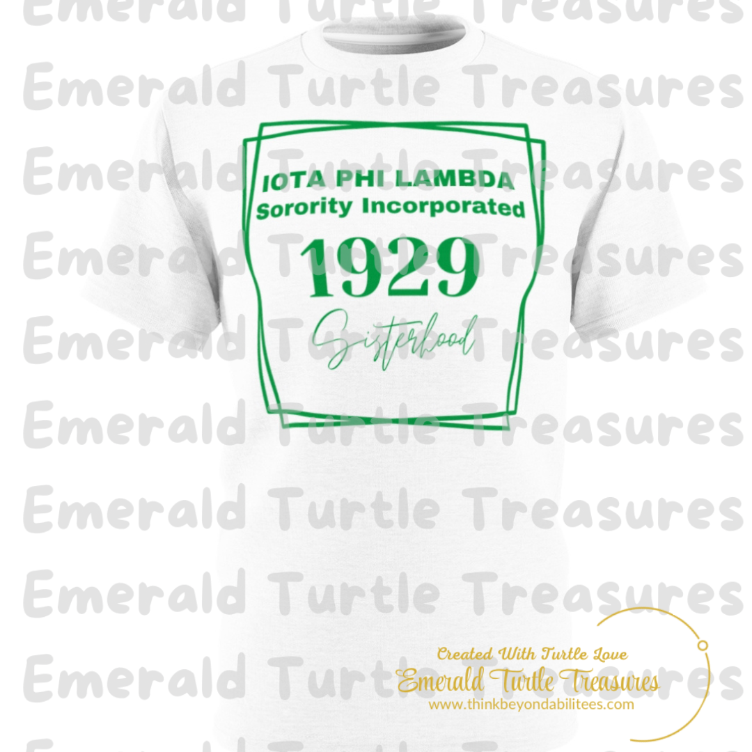 Classic Iota Phi Lambda Sisterhood T-Shirt 💚